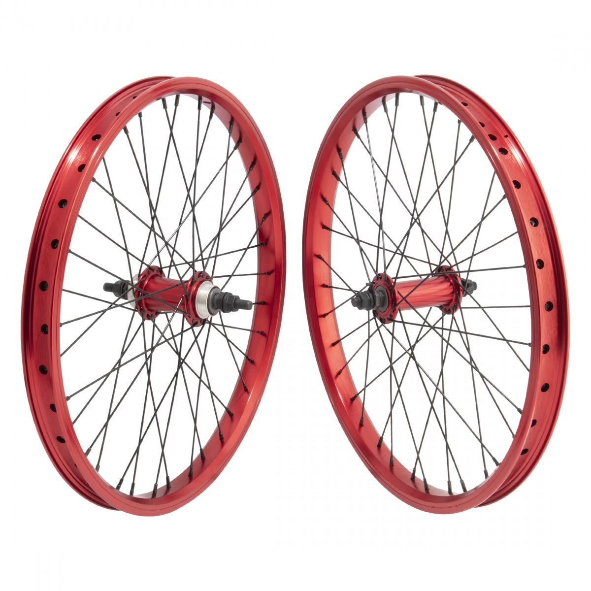 SE BIKES WHL PR 20x1.75 406x24 SE BIKES RIPPER(22) RD NMSW 36 1s FF LOOSE 3/8 RD 110mm 14gBK - SE BIKES