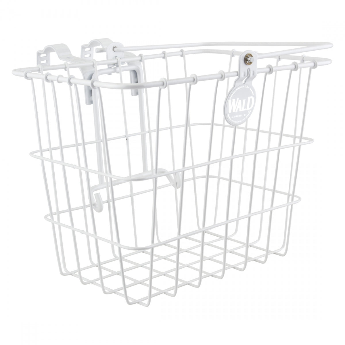WALD PRODUCTS BASKET WALD 3114 LIFront-OFF11x8x9WH W/BRKT - WALD PRODUCTS
