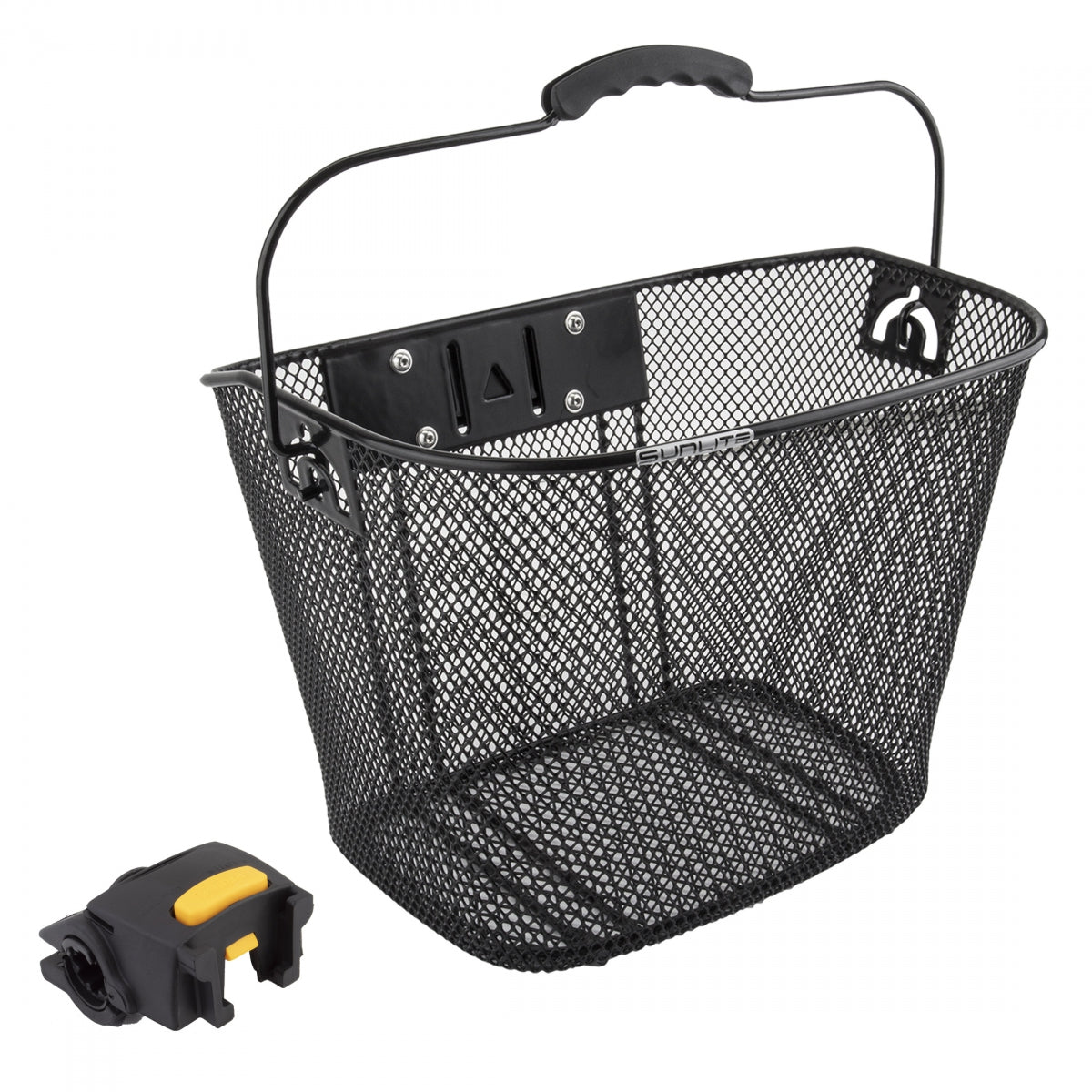 SUNLITE BASKET SUNLT Front MESH QR BK w/25.4-31.8 BRACKET - SUNLITE