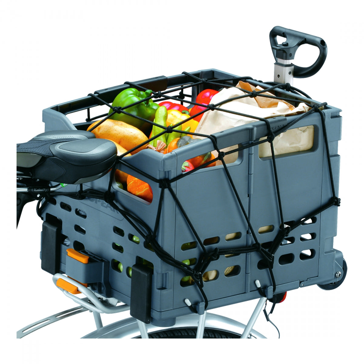 TOPEAK TIE DOWN CARGO NET TOPEAK Rear TROLLEY TOTE CARGO NET ONLY BK - TOPEAK