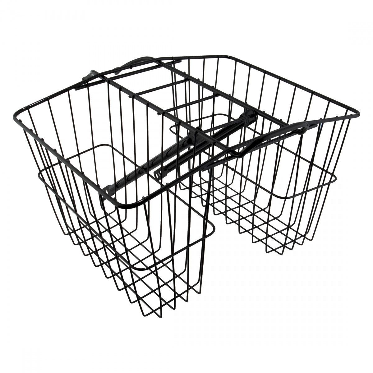 WALD PRODUCTS BASKET WALD 520GB TWIN Rear MED 13x6x11 BKw/HARDWARE - WALD PRODUCTS