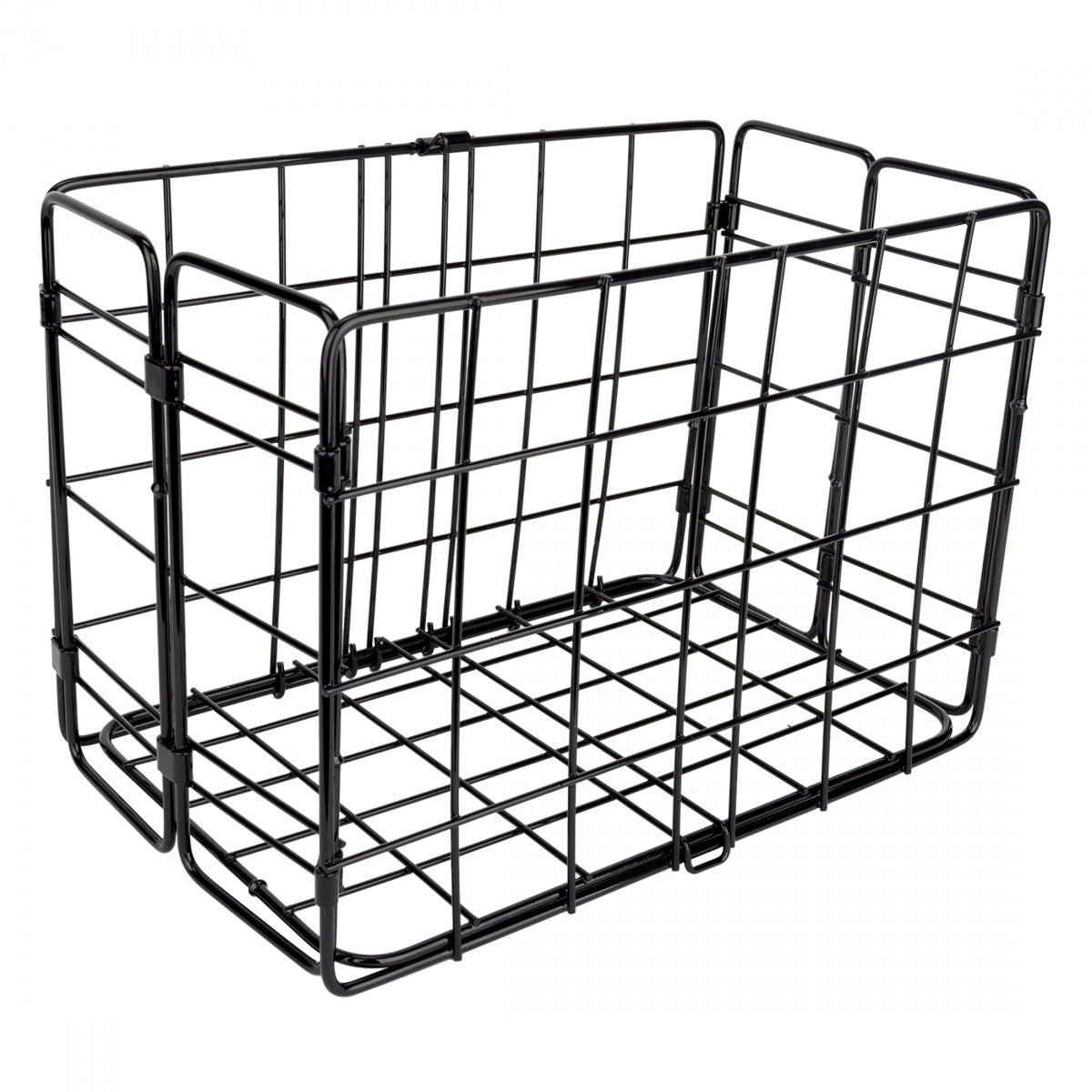 WALD PRODUCTS BASKET WALD 582 FOLDING Rear 12x7x8 Black - WALD PRODUCTS