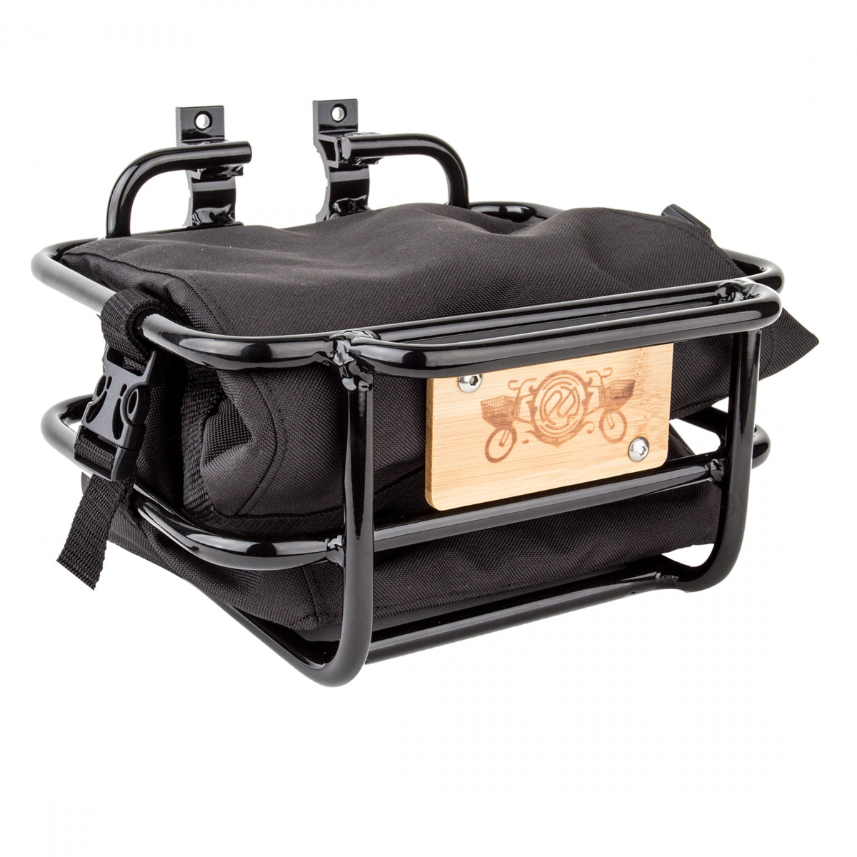 PORTLAND DESIGN WORKS BASKET PDW Front FXD ALY TAKEOUT w/ROLL BAG BK - PORTLAND DESIGN WORKS