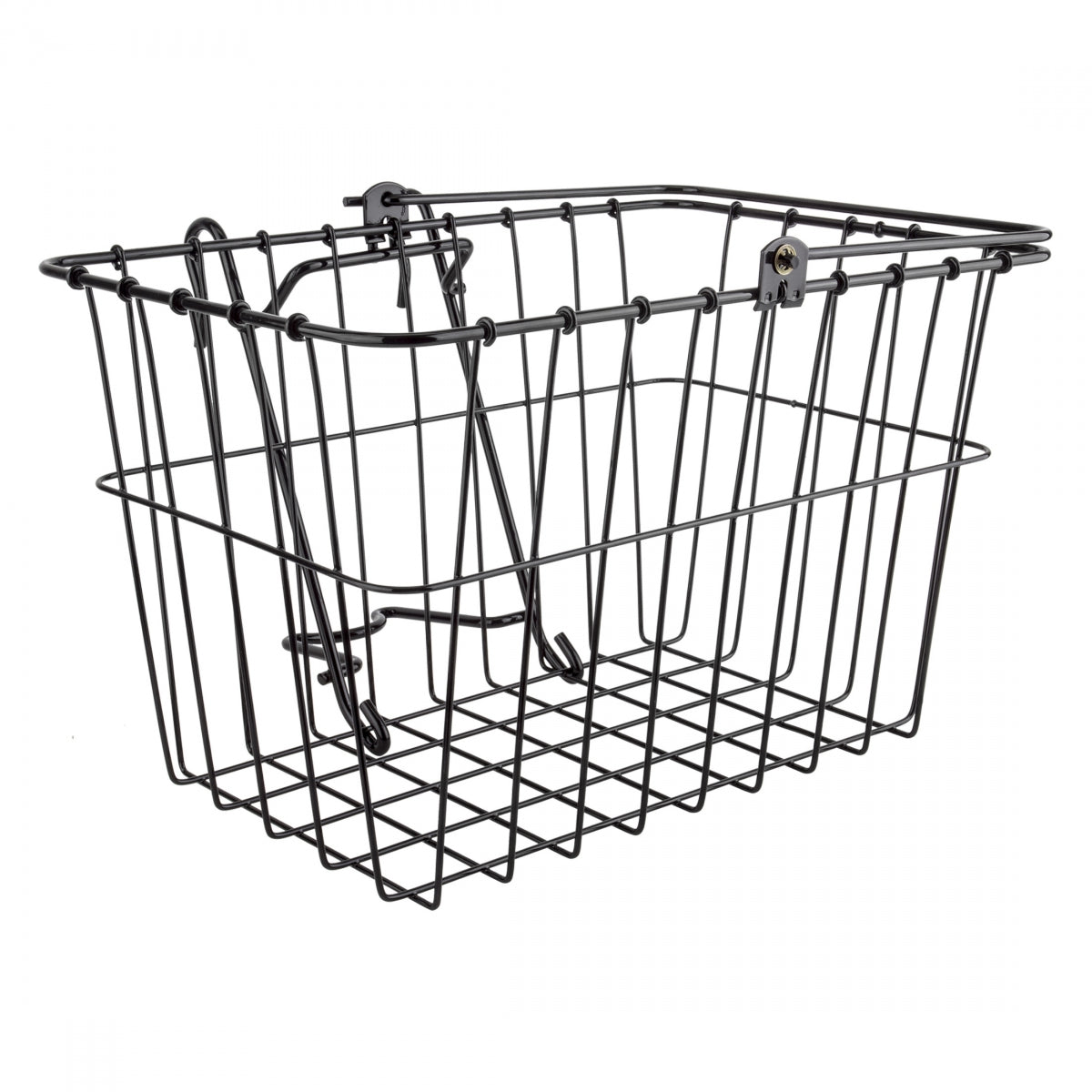 WALD PRODUCTS BASKET WALD 133 LIFront-OFF 14x9x9 Black W/BRCKT - WALD PRODUCTS