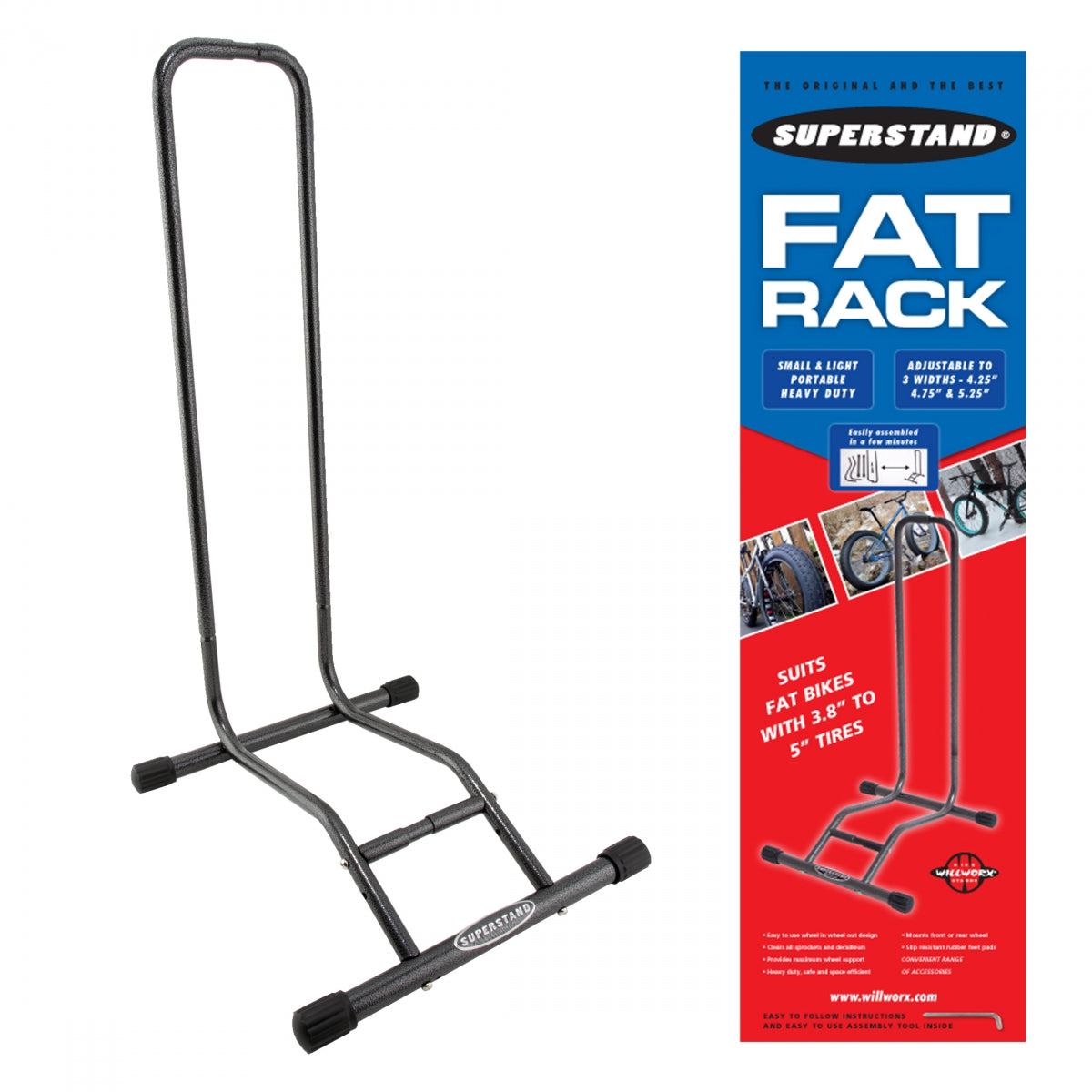 WILLWORX DISPLAY STAND WILLWORX SUPERSTAND FATRACK RETAIL PACK - WILLWORX