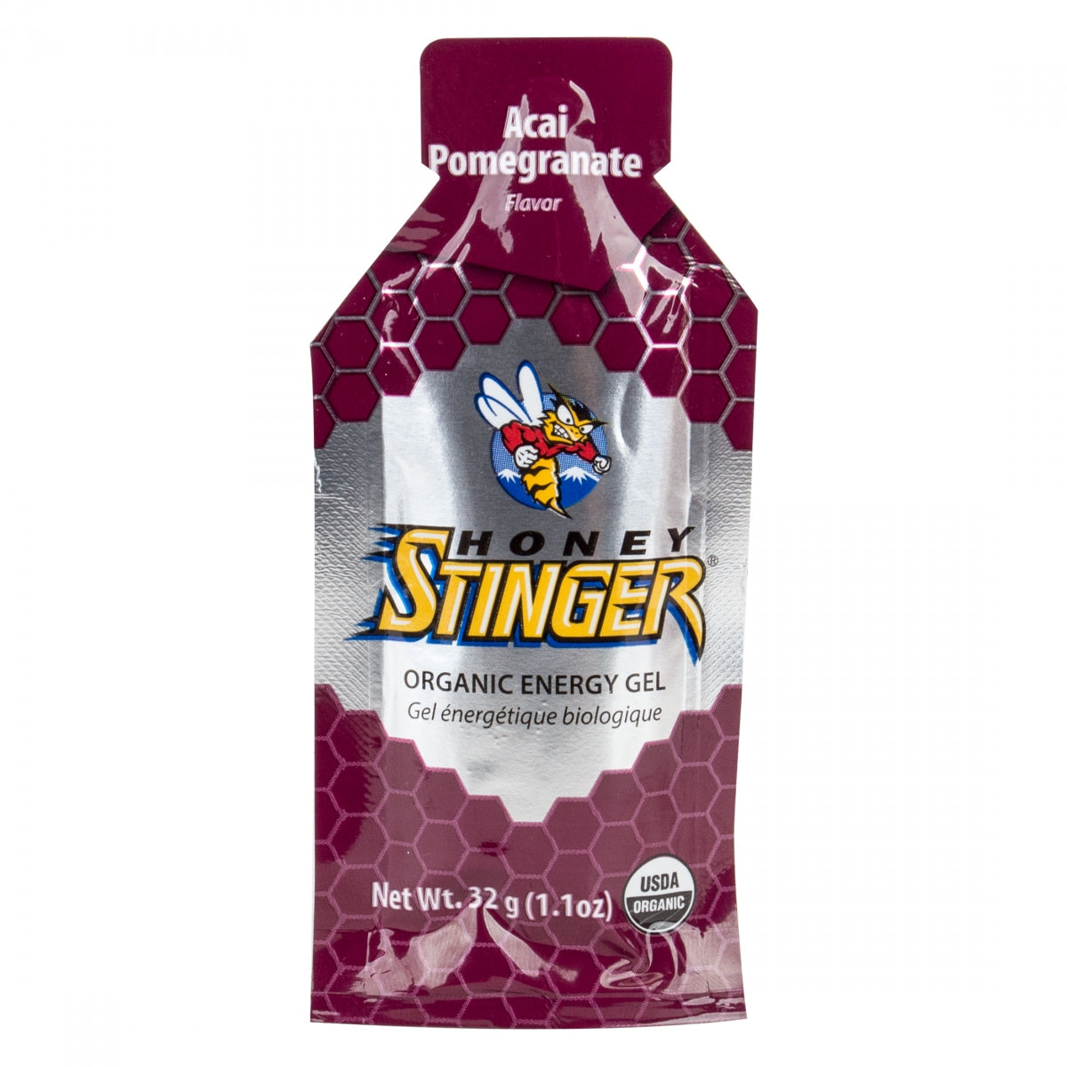 HONEY STINGER FOOD HS GEL ORG ACAI-POM 1.3oz BXof24 - HONEY STINGER