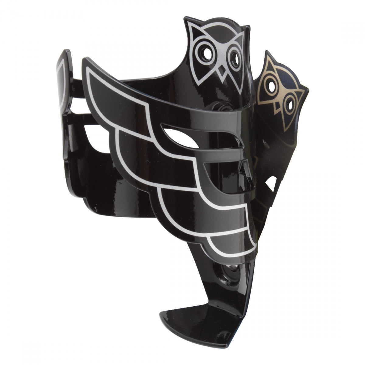 PORTLAND DESIGN WORKS BOTTLE CAGE PDW OWL-CAGE ALY BK/SL - PORTLAND DESIGN WORKS