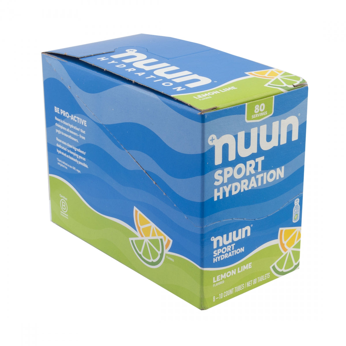 NUUN FOOD NUUN ELECTROLYTE ACTIVE LEMON LIME BXof8 - NUUN