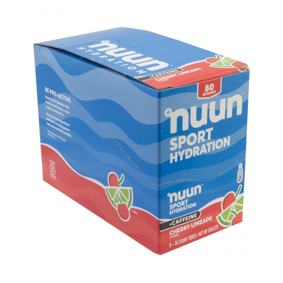 NUUN FOOD NUUN ELECTROLYTE ENERGY CHERearY LIMEAID BXof8 - NUUN