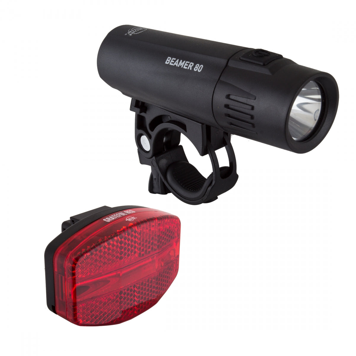 PLANET BIKE LIGHT PB COMBO BEAMER 80/GRATEFUL RED F&R - PLANET BIKE