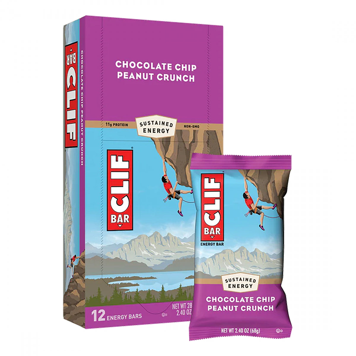 CLIFBAR FOOD CLF BAR CHOC CHP PNUT CRNCH BXof12 - CLIFBAR