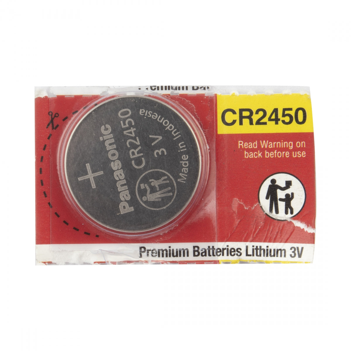 BATTERIES BATTERY PANASONIC LITHIUM CR2450 - BATTERIES