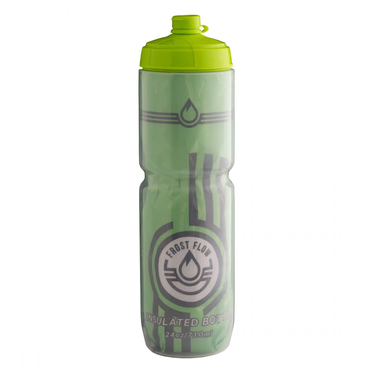 FROSTFLOW BOTTLE FROSTFLOW INSULATED 24oz ZOOM-ZEBRA GN - FROSTFLOW