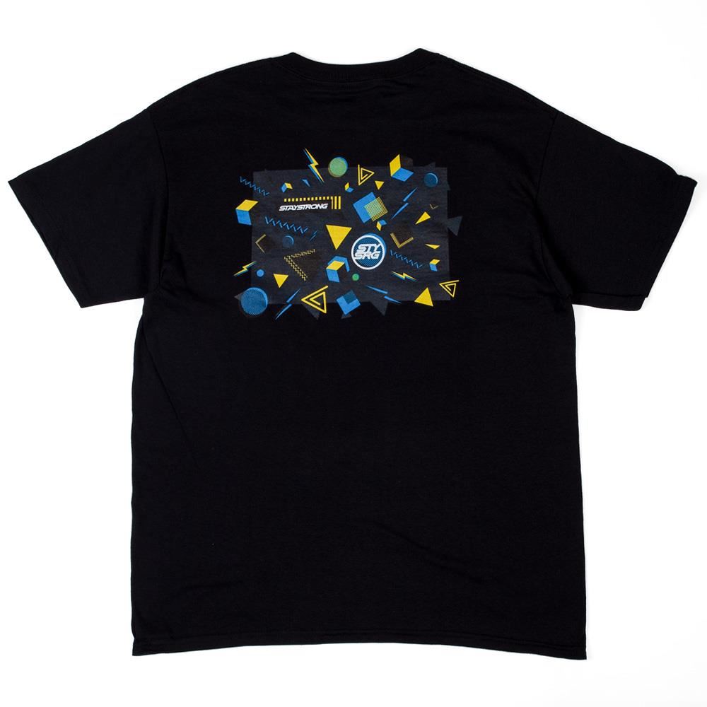 Stay Strong Block Youth T-Shirt - Black available at 5150bmx.com