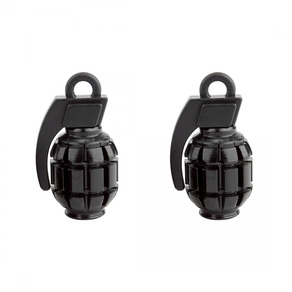 BLACK OPS VALVE CAPS BK-OPS GRENADE SV Black - BLACK OPS
