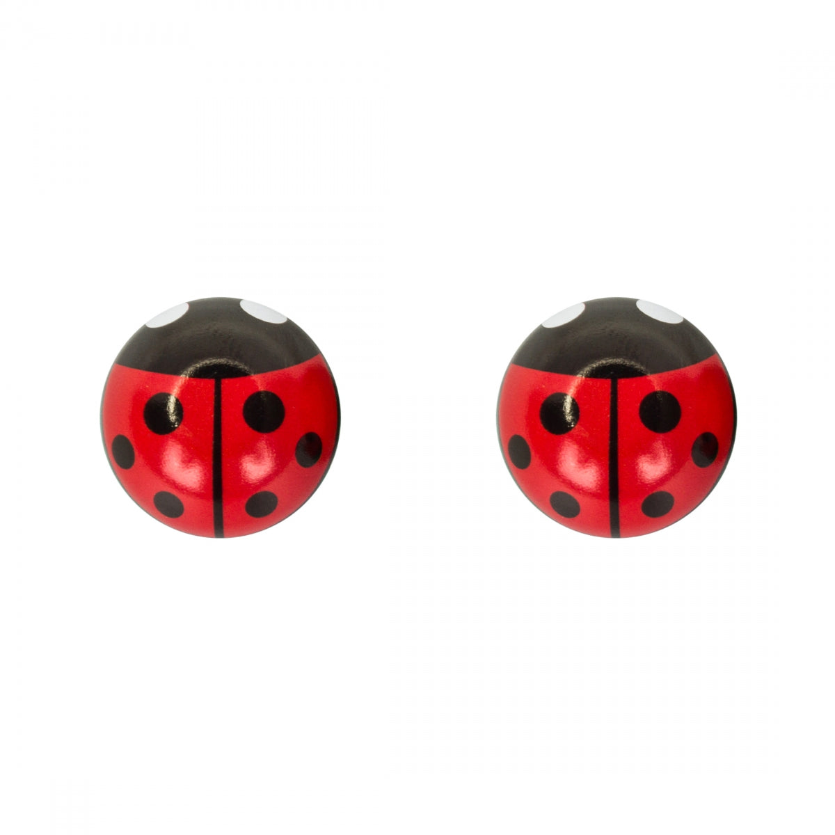 TRIK TOPZ VALVE CAPS TRIKTOPZ LADY BUG RD 1pr/PK - TRIK TOPZ