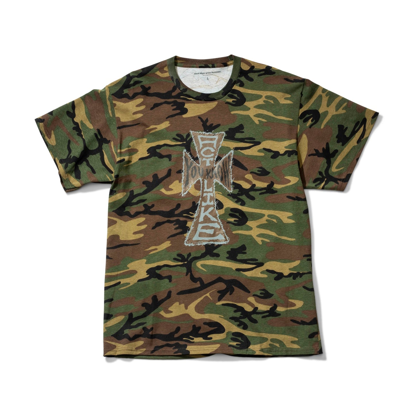 ALYK / Cross Short Sleeve Tee / woodland camo available at 5150bmx.com
