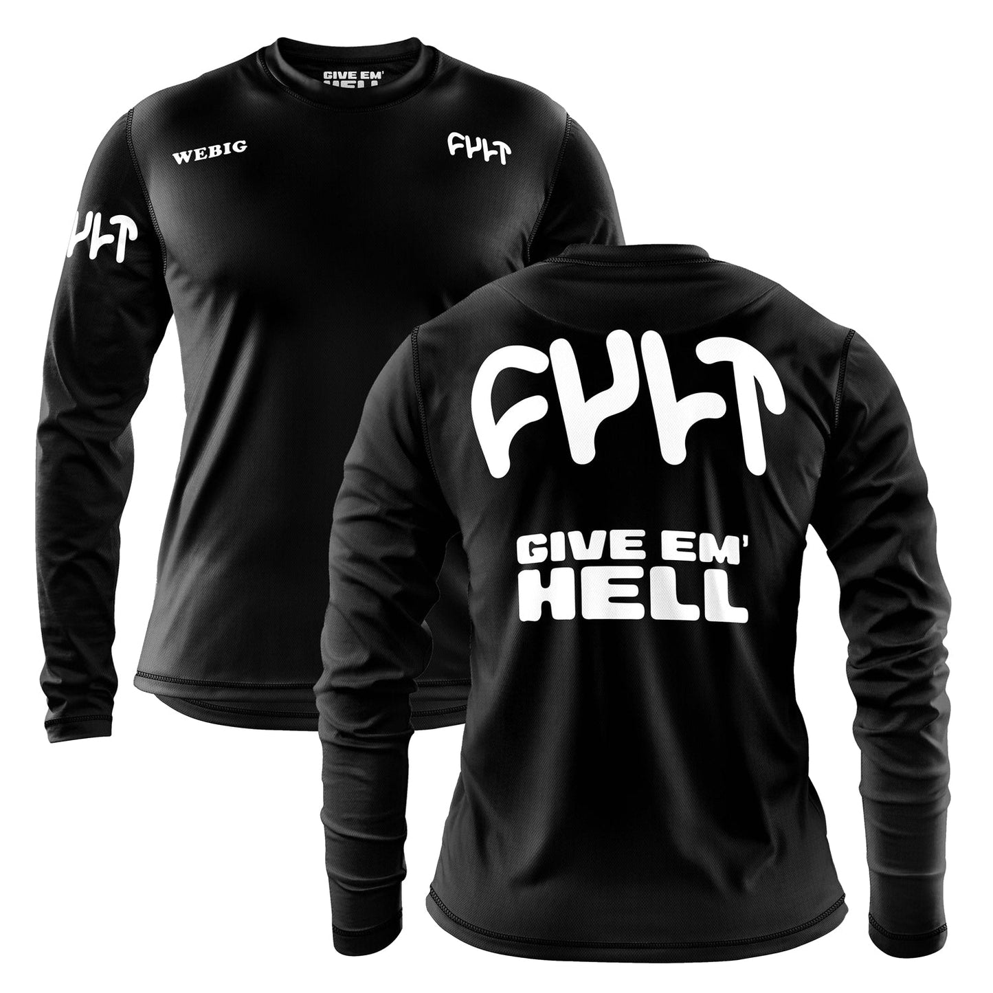 Cult x Webig Race Jersey / KIDS / black available at 5150bmx.com