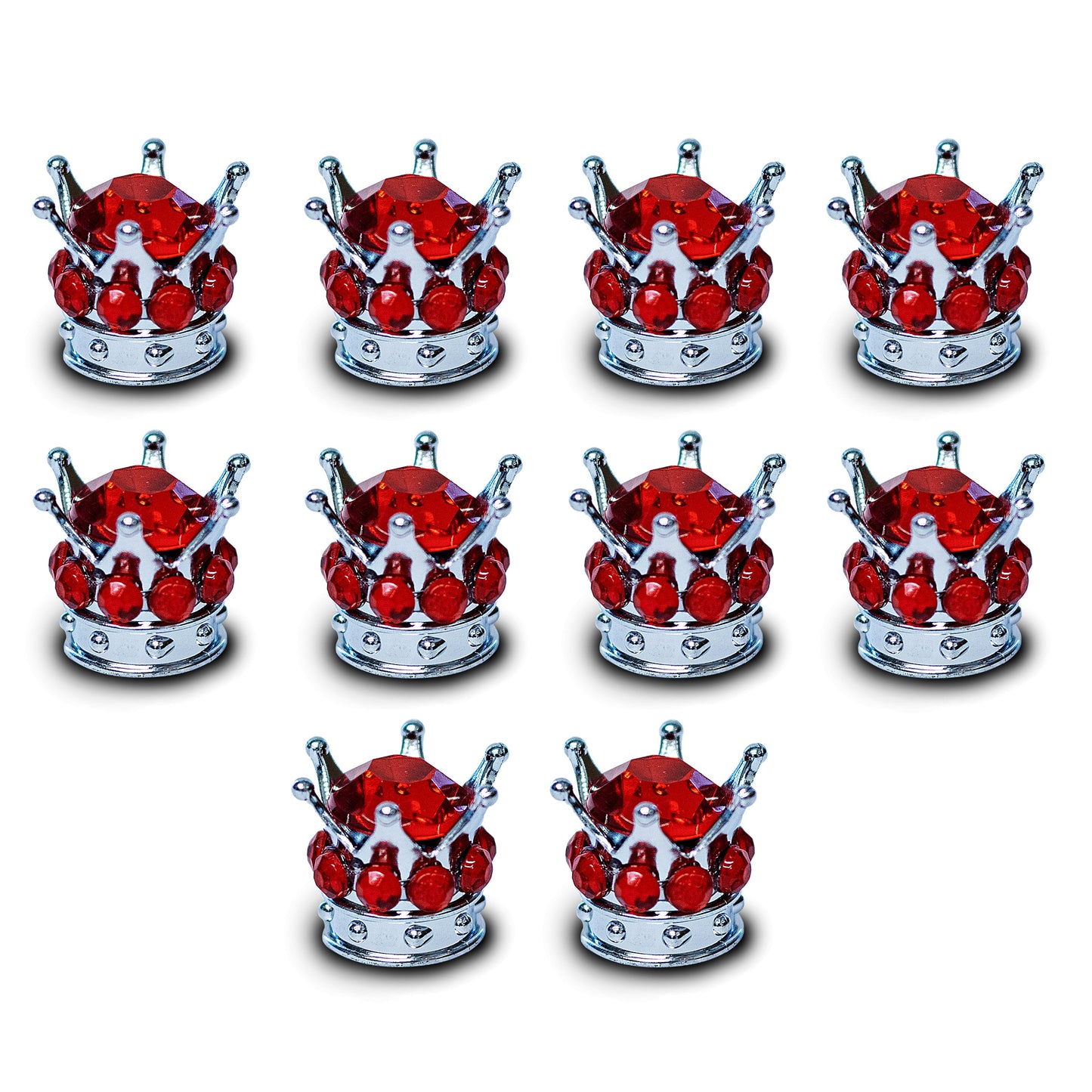 Valve Cap - CROWN - Multi available at 5150bmx.com