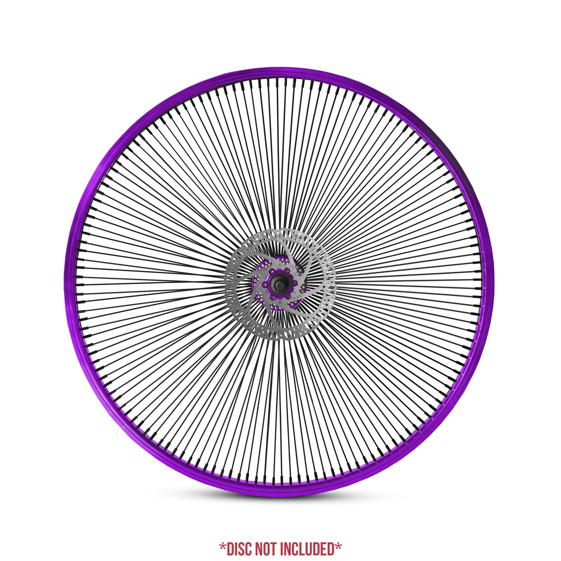 29" Disc Wheelset - Anodized Purple 144(BLACK SPOKE) available at 5150bmx.com