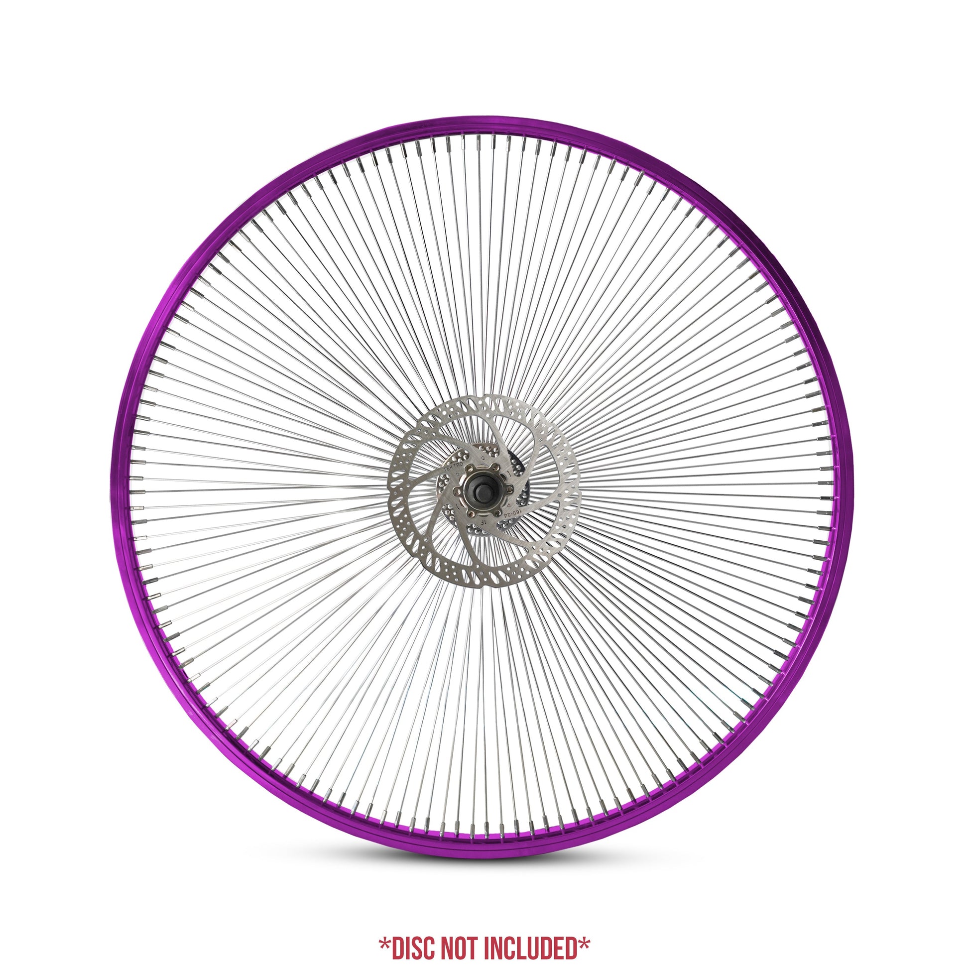 29" Disc Wheelset - Purple Rain 144(Silver Spoke) available at 5150bmx.com