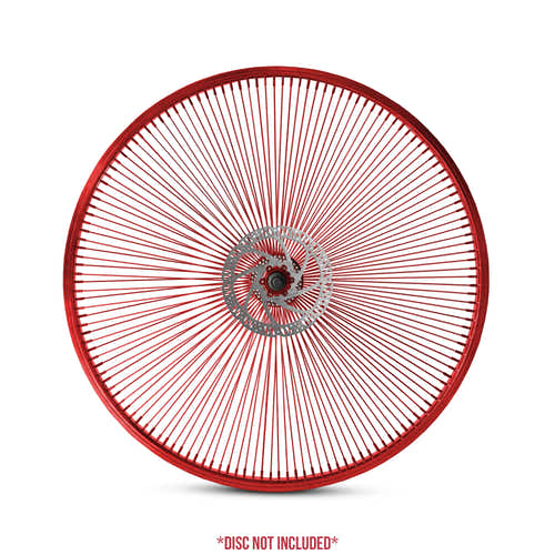 29" Disc Wheelset - Anodized Red 144 available at 5150bmx.com