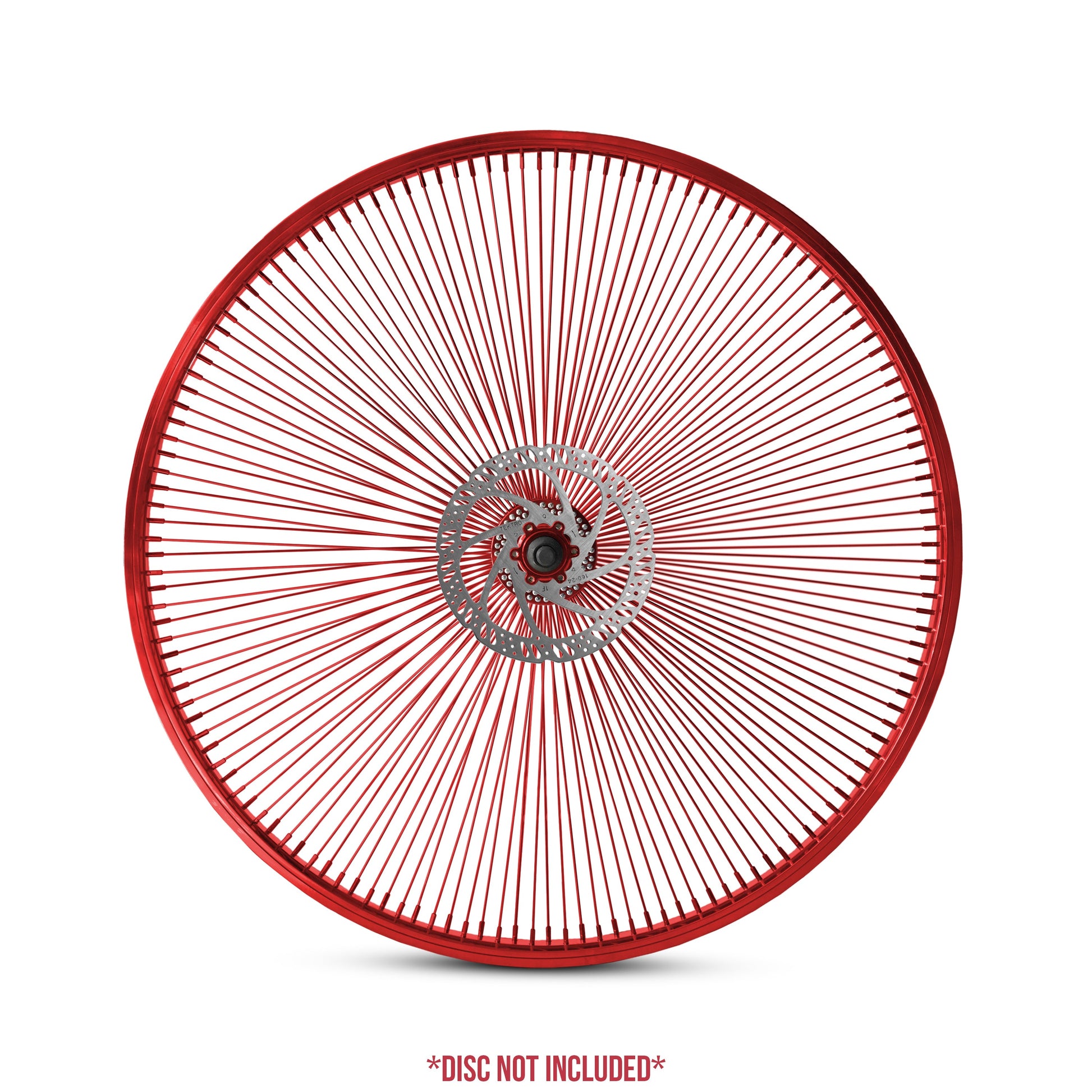 29" Disc Wheelset - Anodized Red 144 available at 5150bmx.com
