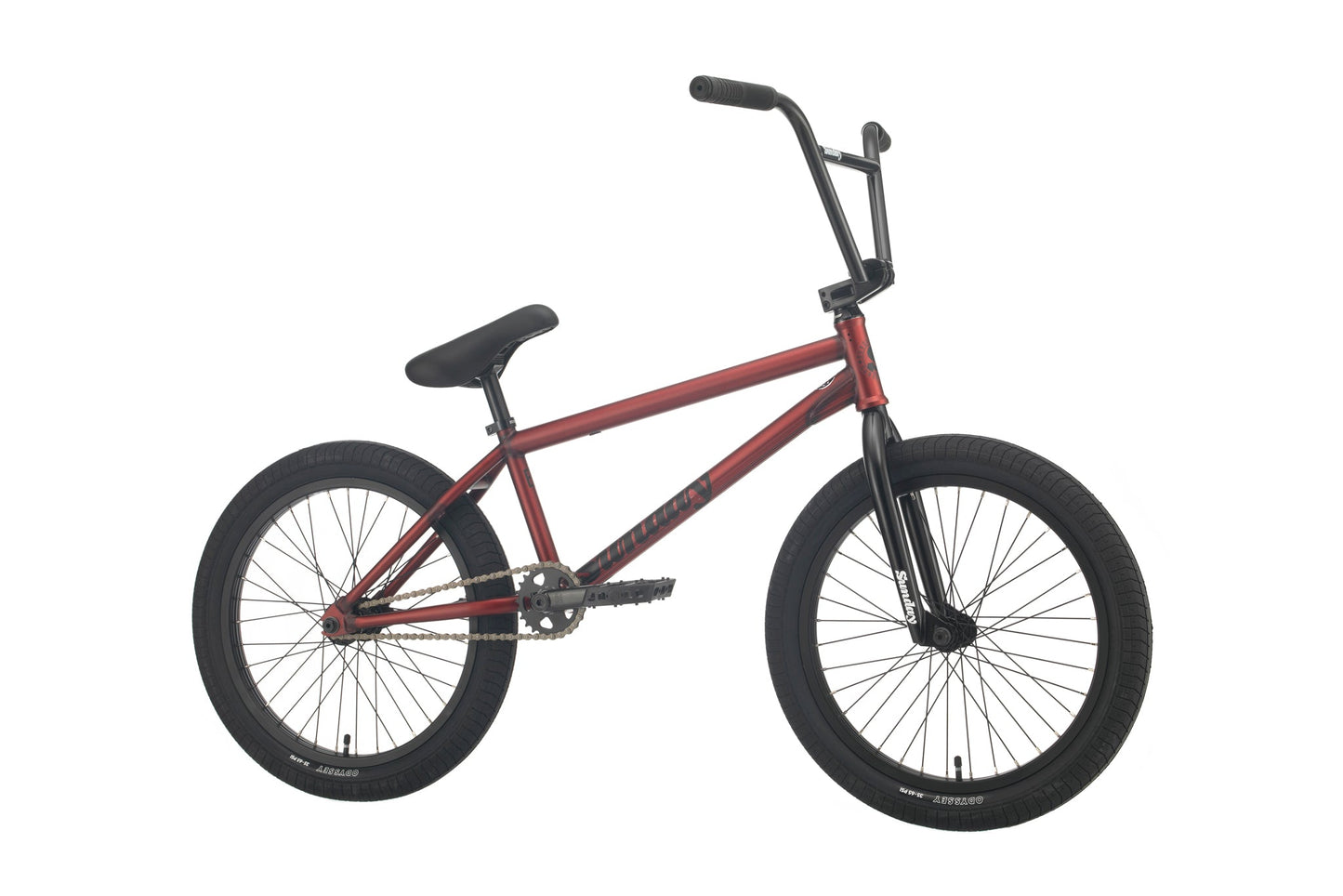 2021 Sunday EX / Erik Elstran Signature (Matte Trans. Red with 20.75" tt) available at 5150bmx.com