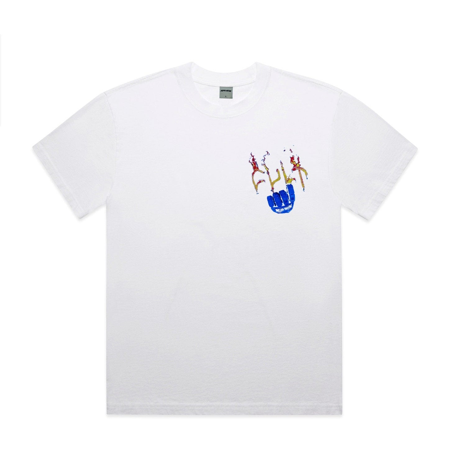 Fucking Awesome / Cult / Nails Stamp Logo Tee / white available at 5150bmx.com