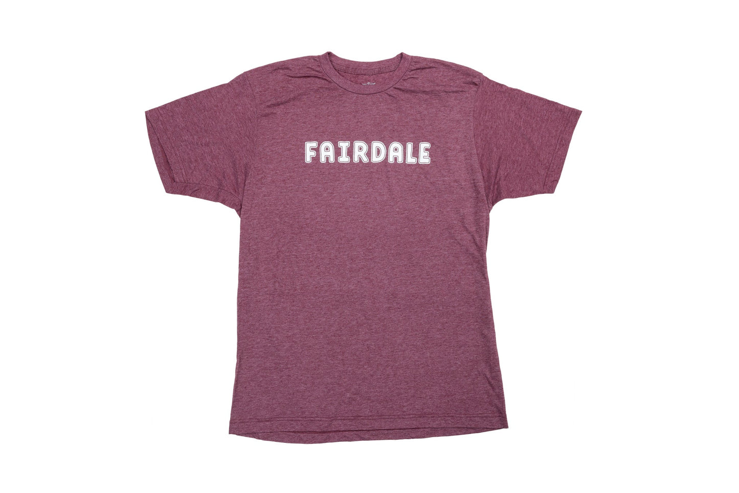 Fairdale Outline Tee (Heather Burgundy) - Available at 5150bmx.com