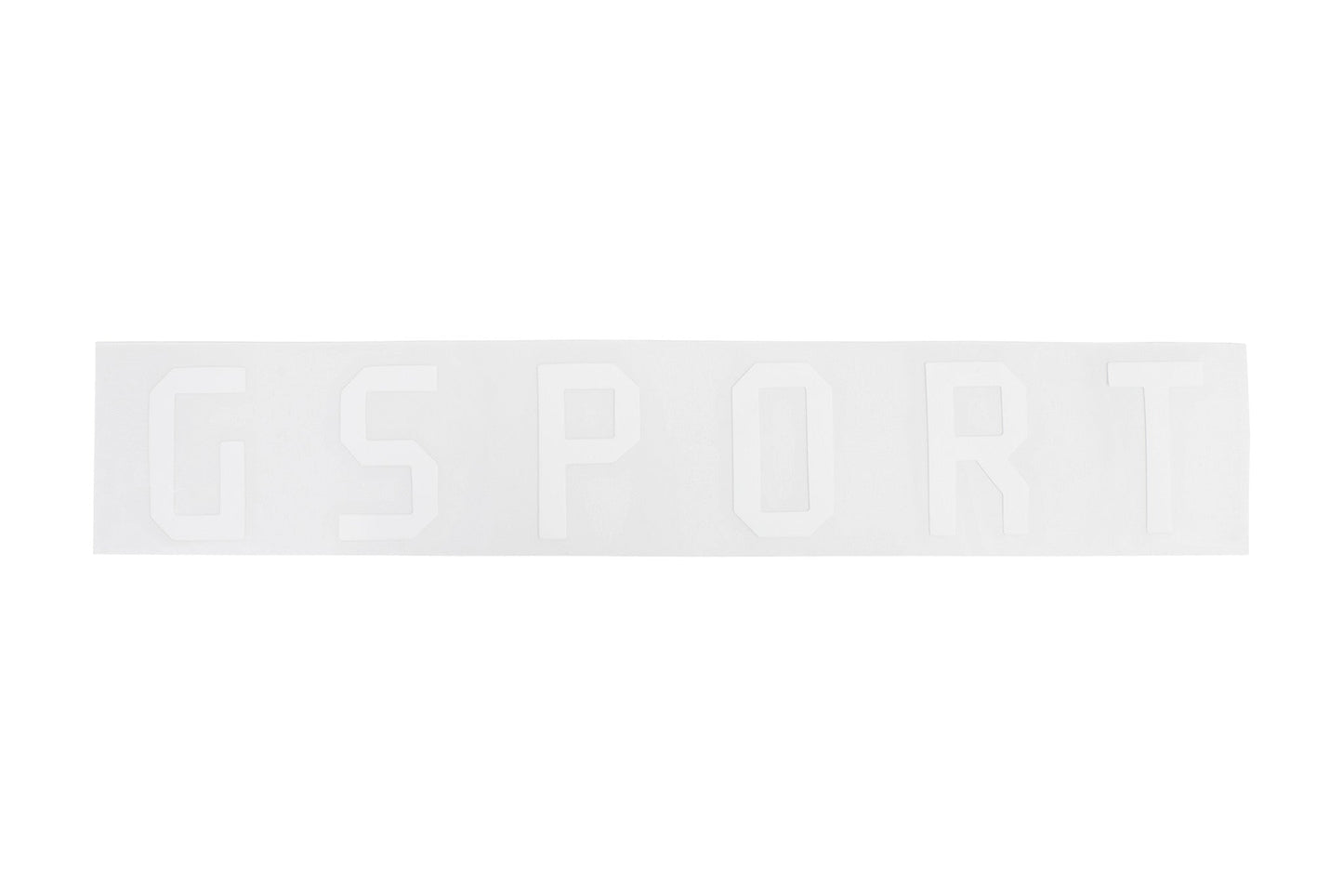 GSport Rim Sticker Die-Cut (White) available at 5150bmx.com