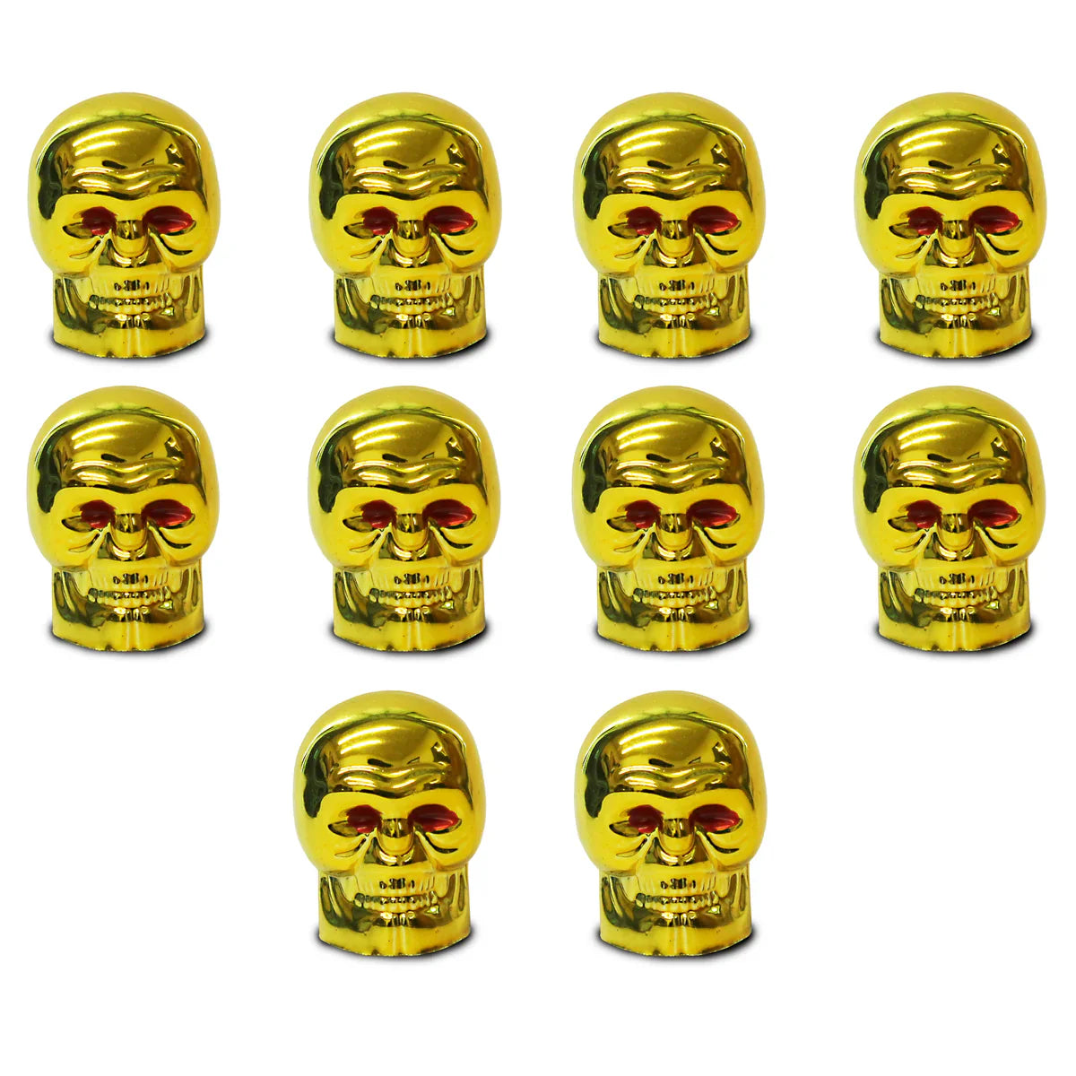 INNOVATIVE SPORTS VALVE CAPS SKULL 10 pack available at 5150bmx.com