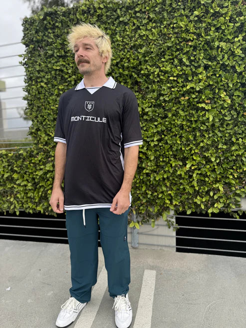 Monticule Soccer Jersey. BLACK