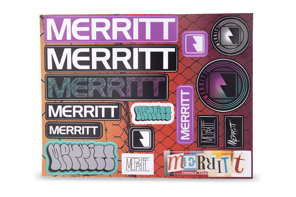 MERRITT 2023 STICKER SHEET available at 5150bmx.com
