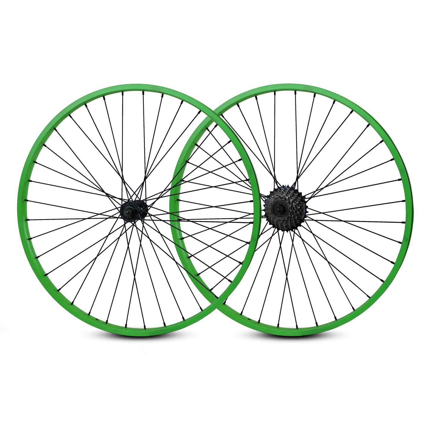 26"x32mm 7s Wheelset - Multi Colors available at 5150bmx.com
