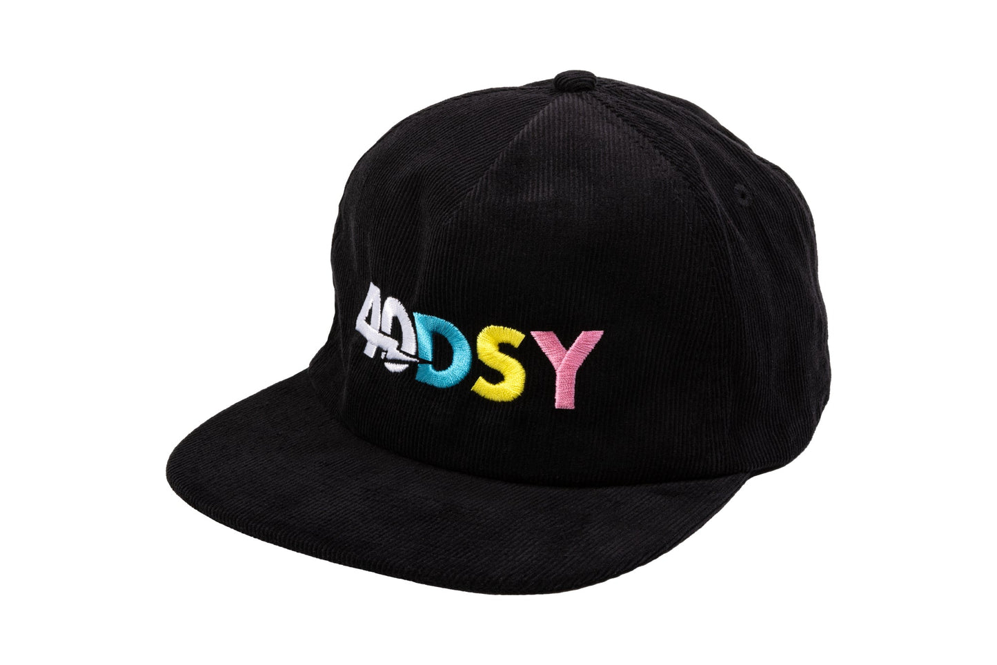 Odyssey 40DSY Corduroy Snapback Hat (Black / 40th Anniversary) - Available at 5150bmx.com