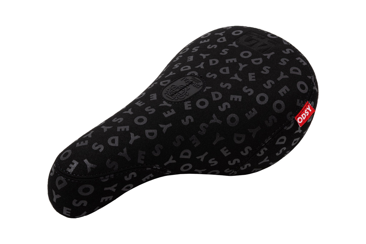 Odyssey 40-Year Anniversary Fat Seat (Black Suede) available at 5150bmx.com