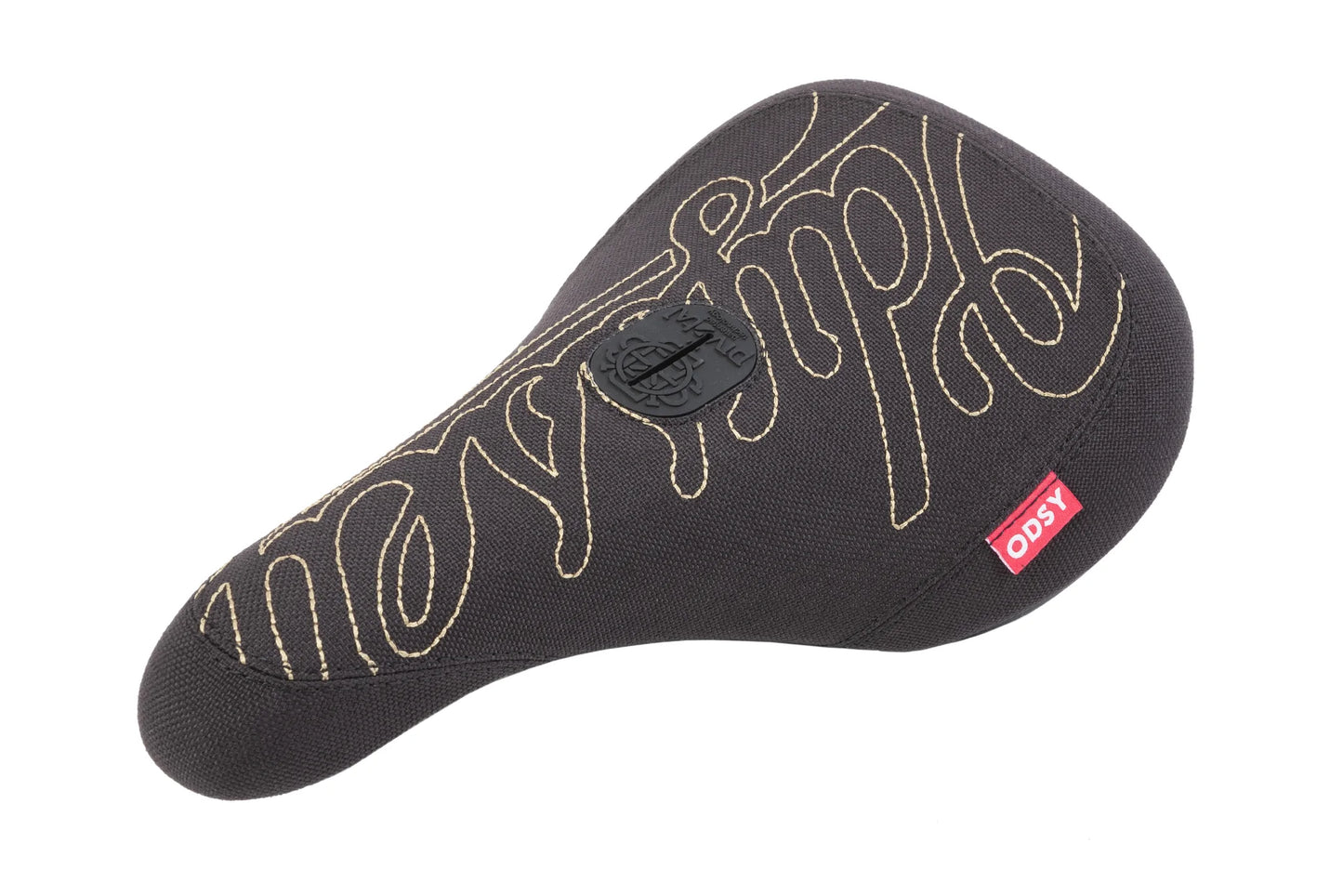 Odyssey Big Stitch Slim Seat (Gold) available at 5150bmx.com