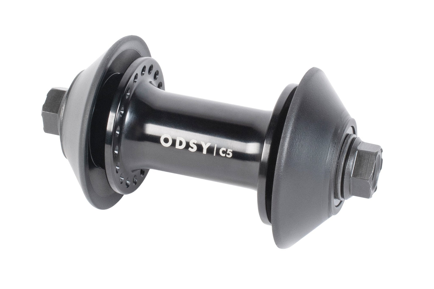 Odyssey C5 Front Hub (Anodized Black) - Available at 5150bmx.com