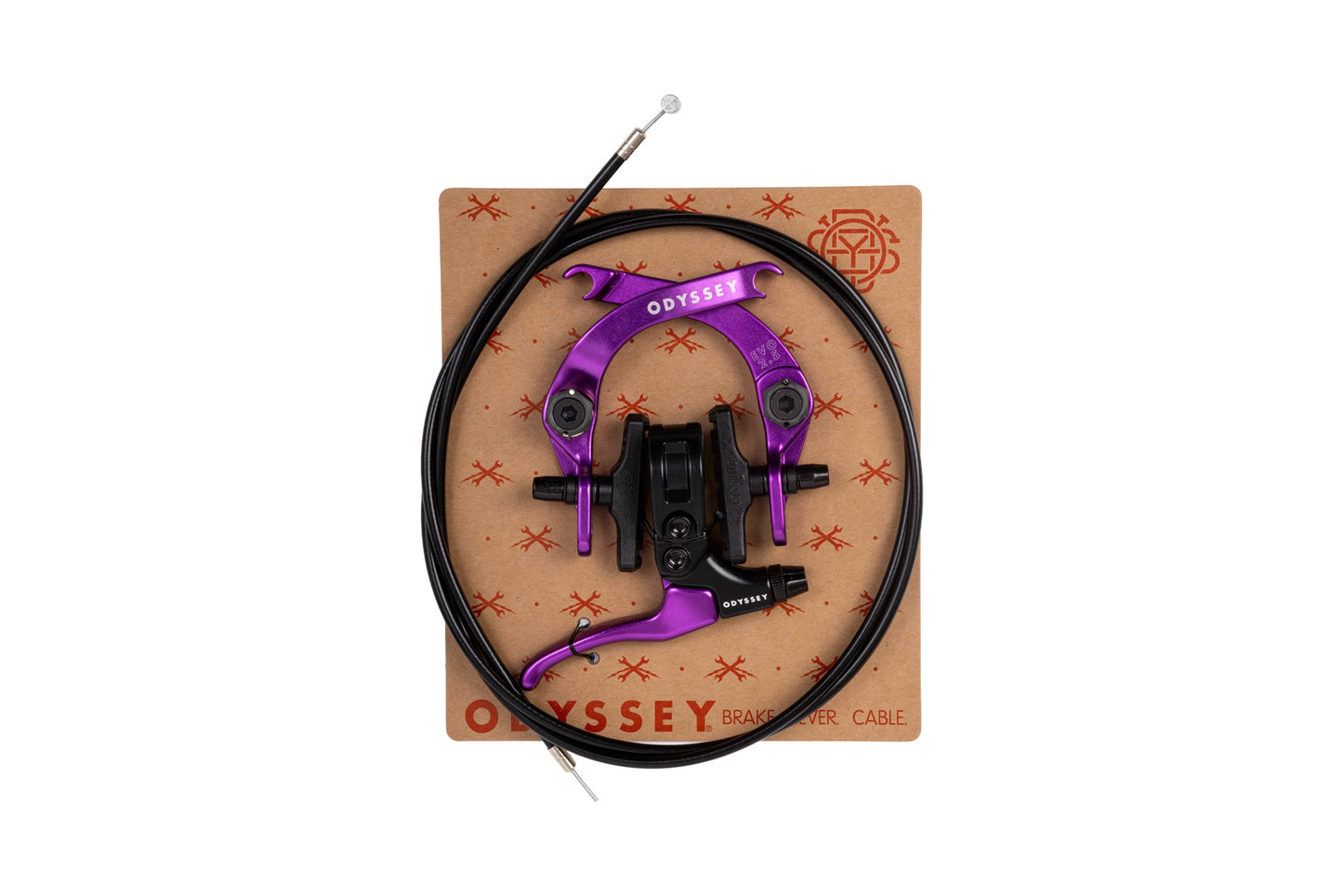 Odyssey Evo 2.5 Brake Kit (Anodized Purple) available at 5150bmx.com