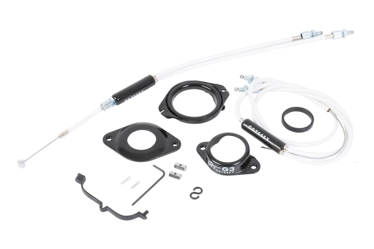 Odyssey Gyro G3 Kit (White) available at 5150bmx.com