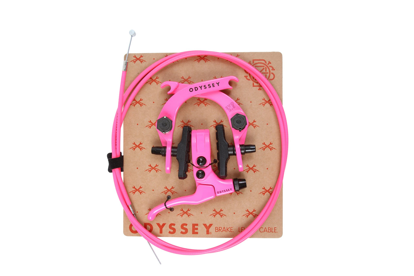 Odyssey Evo 2.5 Brake Kit (Hot Pink) - Available at 5150bmx.com