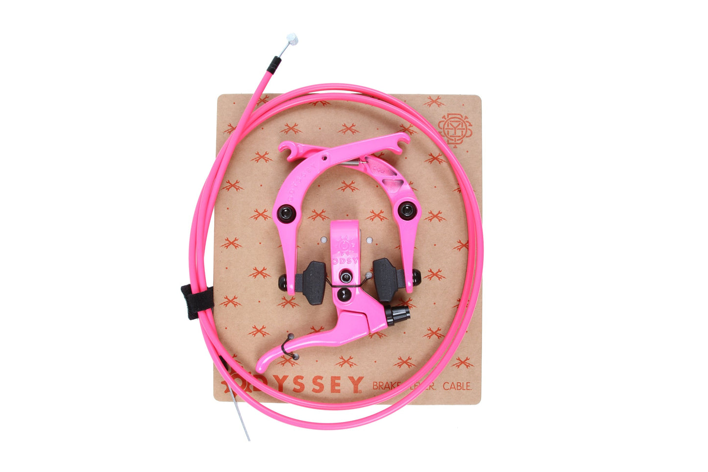 Odyssey Springfield Brake Kit (Hot Pink) available at 5150bmx.com