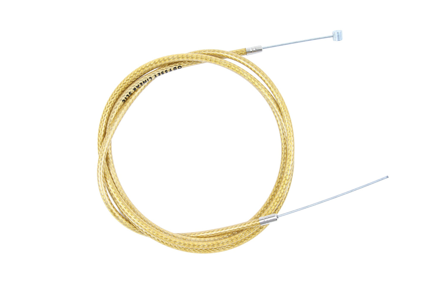 Odyssey Linear Slic Kable® (Gold Mesh Braided) - Available at 5150bmx.com