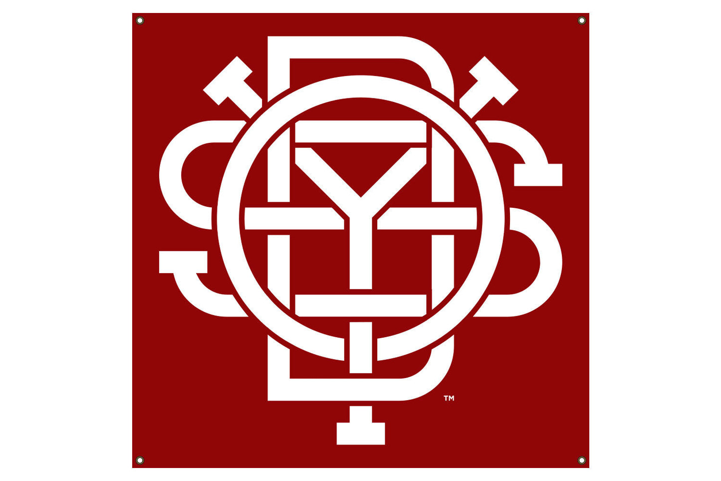 Monogram Banner (3'x3') - Available at 5150bmx.com