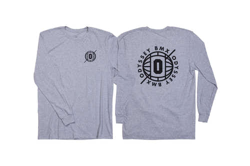 Odyssey Relay Long Sleeve (Athletic Heather Gray with Black Ink) available at 5150bmx.com