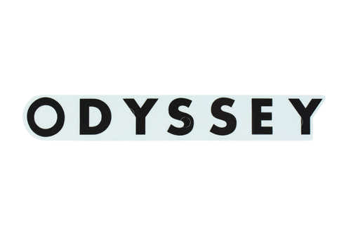 Odyssey Futura Rim Sticker (Black or White) available at 5150bmx.com