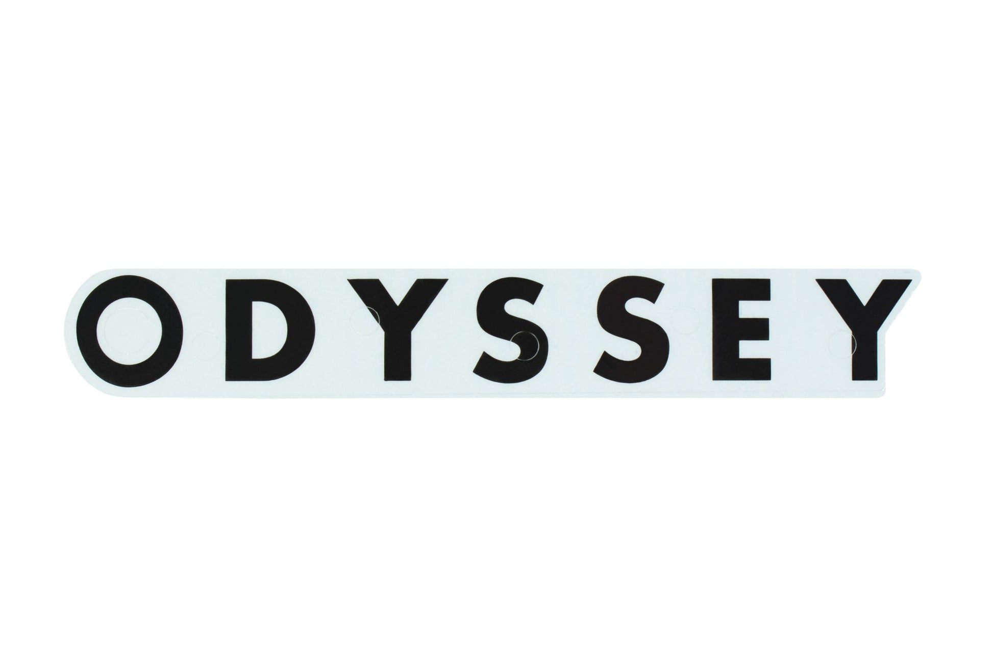 Odyssey Futura Rim Sticker (Black or White) available at 5150bmx.com