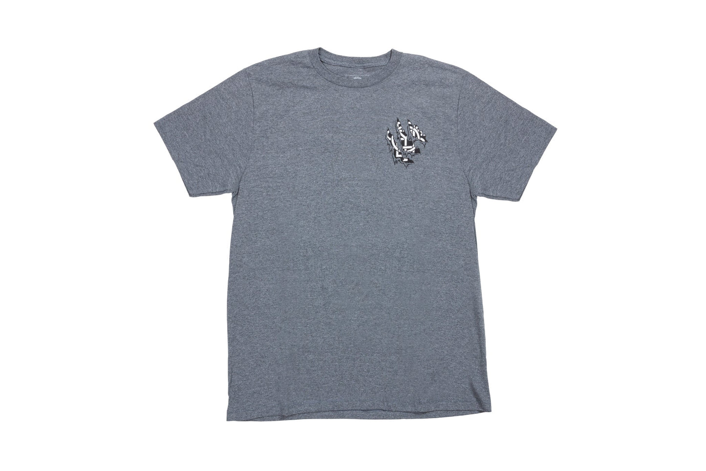 Odyssey Ripped Monogram Tee (Heather Gray) available at 5150bmx.com