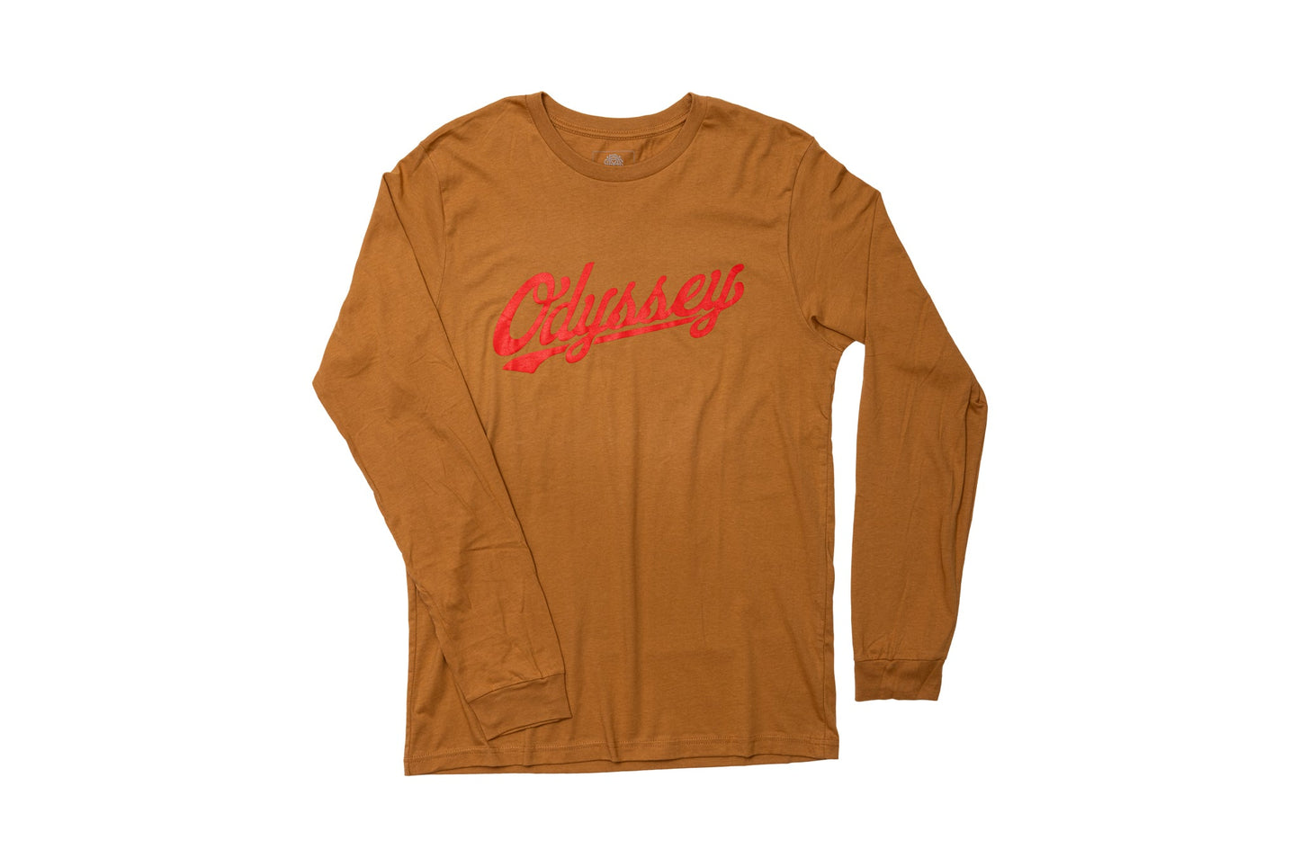 Odyssey Slugger Long Sleeve (Toast with Red Ink) available at 5150bmx.com